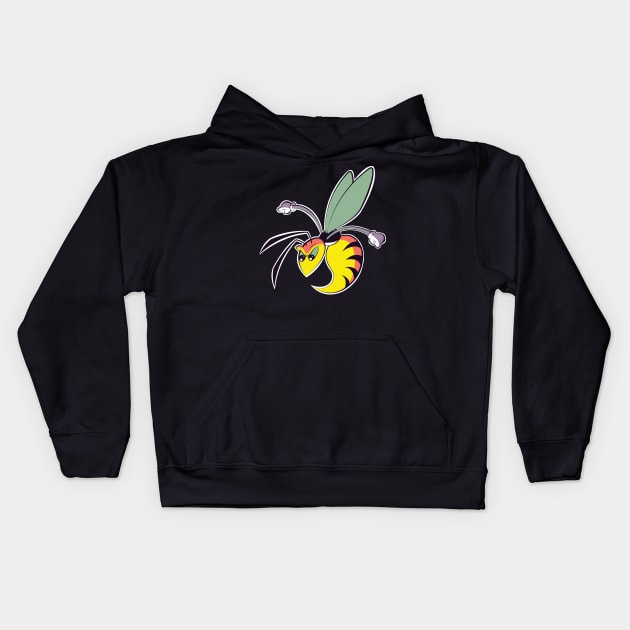 Yellowjacket Wasp Attacks! by IAMO Kids Hoodie by IAMO